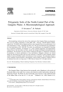 Polygenetic Soils of the North-Central Part of the Gangetic Plains: A