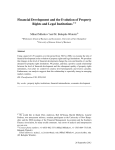 Financial Development and the Evolution of Property Rights and