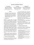 Question Classification Schemes - Computer Science
