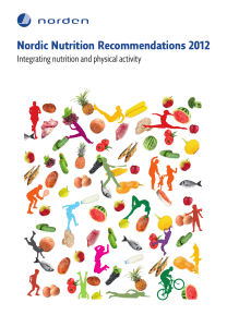 Nordic Nutrition Recommendations 2012