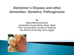 Alzheimer`s Disease: Genetics, Pathogenesis, Models, and