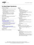 X-Linked Alport Syndrome - ARUP Lab Test Directory