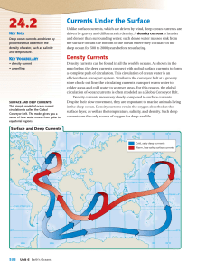 Currents Under the Surface