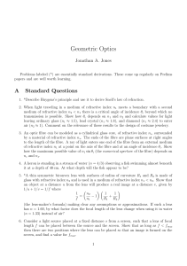 Geometric Optics