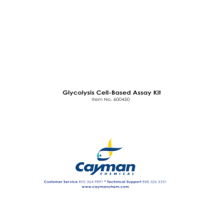 Glycolysis Cell-Based Assay Kit