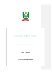 NSS 211 - National Open University of Nigeria