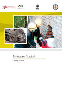 Earthquake Survival - Indo-German Environment Partnership (IGEP