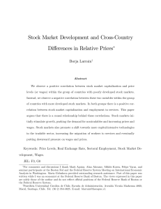 Stock Market Development and Cross