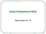 Closure Properties