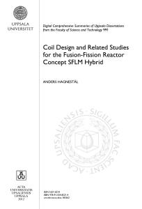 Coil Design and Related Studies for the Fusion-Fission