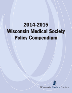 Policy Compendium 2011 - Dane County Medical Society