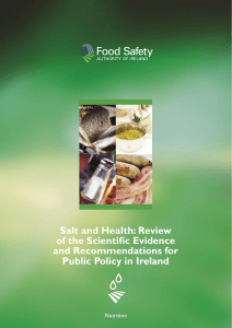 Salt and Health: Review of the Scientiﬁc Evidence and