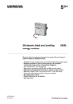 Ultrasonic heat and cooling energy meters UH50..