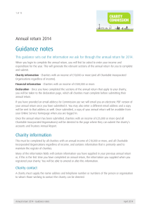 Annual return 2014 - Guidance notes - Forms