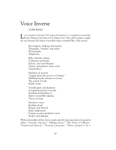 Voice Inverse