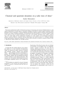 Classical and quantum dynamics on p