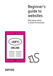 Beginner`s guide to websites