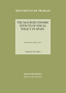The macroeconomic effects of fiscal policy in Spain