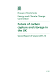 Future of carbon capture and storage in the UK