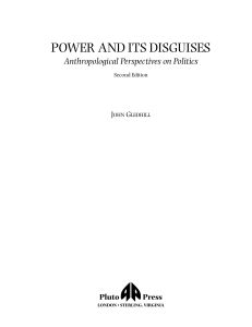Power And Its Disguises