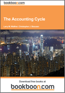 The Accounting Cycle - Kenyatta University Library
