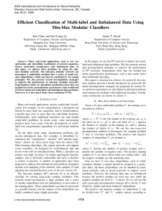 Efficient Classification of Multi-label and Imbalanced Data Using Min