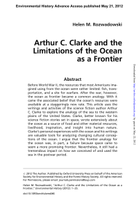 Arthur C. Clarke and the Limitations of the Ocean as a Frontier