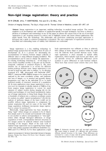 Non-rigid image registration: theory and practice