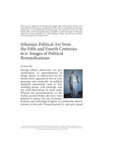 Athenian Political Art from the Fifth and Fourth Centuries : Images of
