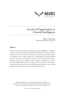 Levels of Organization in General Intelligence