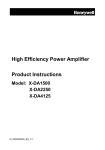 High Efficiency Power Amplifier Product Instructions