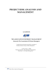 project risk analysis and management