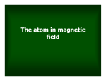 The atom in magnetic field