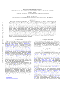 Photometry`s bright future: Detecting Solar System analogues with