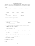 Math 45 Sample Test # 4