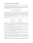 L3 Linear systems of equations