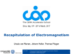 Recap. of Electromagnetism