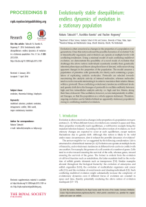 Evolutionarily stable disequilibrium: endless