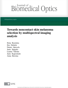 JBO Letters Towards noncontact skin melanoma selection by