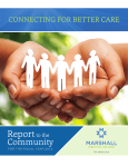 Reportto the - Marshall Foundation for Community Health