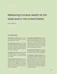 Measuring inclusive wealth at the state level in the United States