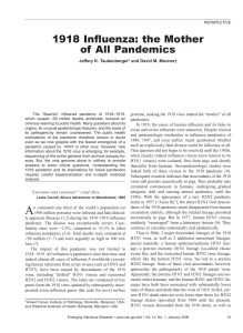 1918 Influenza: the Mother of All Pandemics