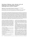 The Roles of Ethylene, Auxin, Abscisic Acid, and Gibberellin in the