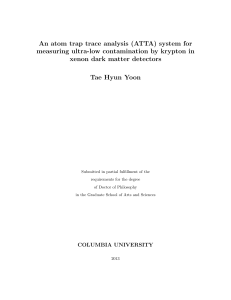 An atom trap trace analysis (ATTA) system for