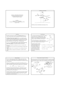 A Review of the Morison Equation for Calculating