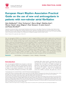 European Heart Rhythm Association Practical Guide on the use of