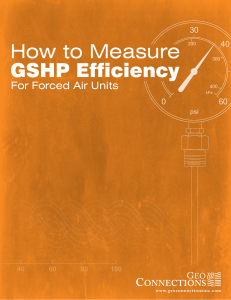 How to Measure GSHP Efficiency - Geo