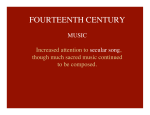FOURTEENTH CENTURY
