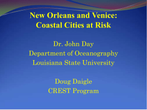 New Orleans and Venice: Coastal Cities at Risk