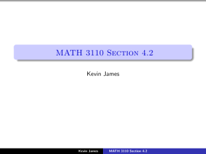 MATH 3110 Section 4.2